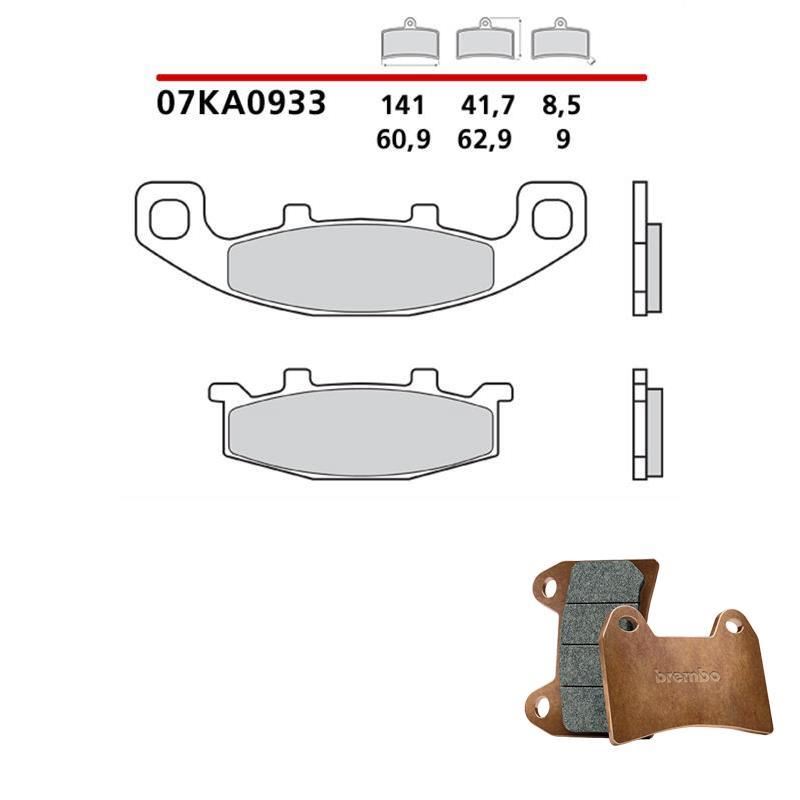 Pastiglie freno posteriori Brembo per kawasaki zx-10 1000 88