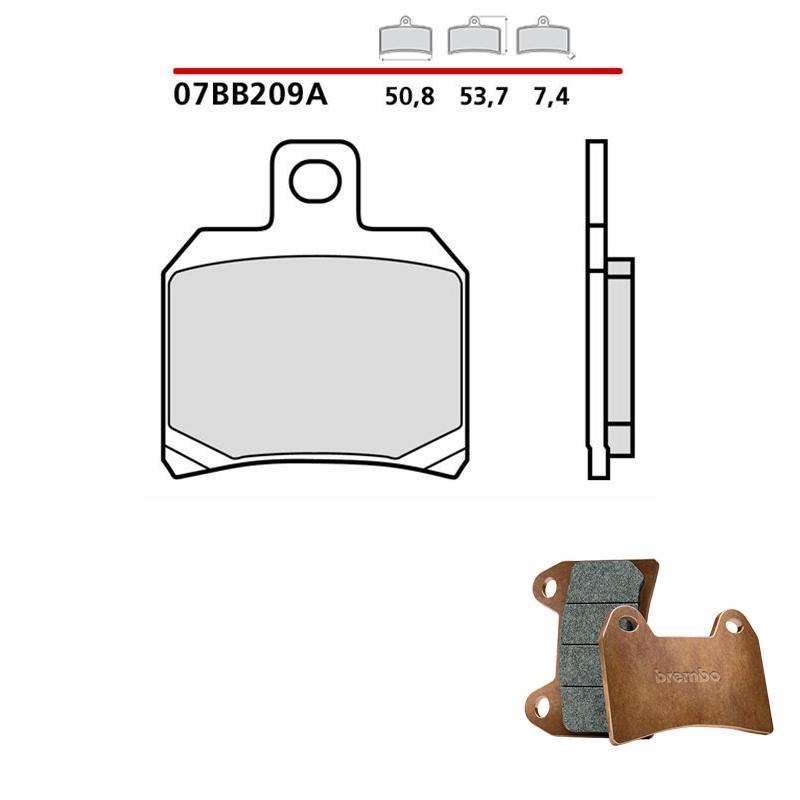Pasticche Freno Posteriore BREMBO CC Per SUZUKI BURGMAN 125 2001>2006