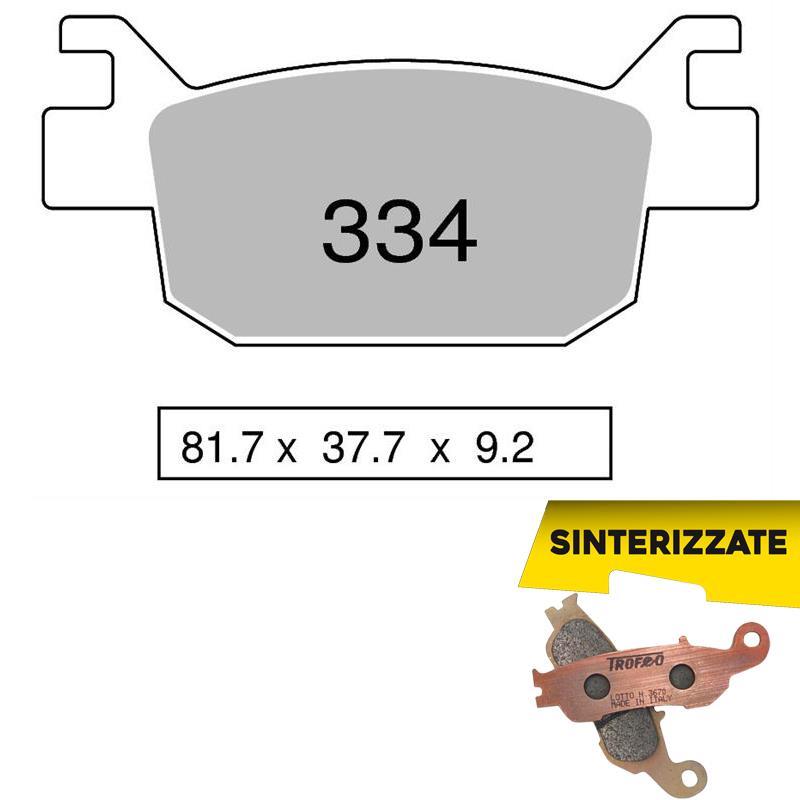 Pastiglie freno posteriori Trofeo Sinterizzate per BENELLI TRK 502 X  2018-2023